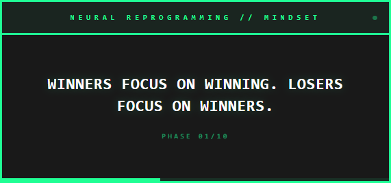 Mindset Reprogramming Interface